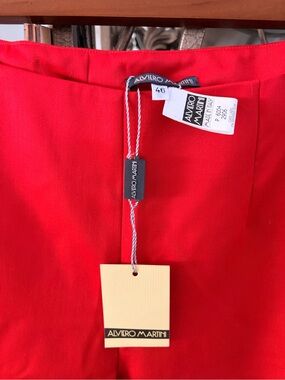 Alviero Martini Vibrant Red Garment with Tag